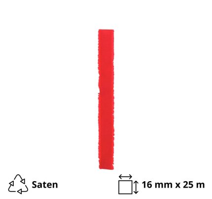 Satenska traka 16 mm x 25 m crvena