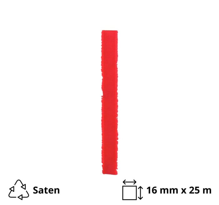 Satenska traka 16 mm x 25 m crvena