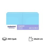Papirnate salvete 2 sl 24×24 cm plava 250 l/pak