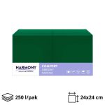 Papirnate salvete 2 sl 24x24 cm zelena 250 l/pak
