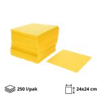 Papirnate salvete 2 sl 24×24 cm žute 250 l/pak
