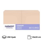 Papirnate salvete 2 sl 33×33 cm cappuccino 250 l/pak [8 kom/pak]