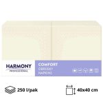 Papirnate salvete 2 sl 40×40 cm šampanj 250 l/pak [8 kom/pak]