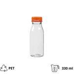 Boca PET 0,33 l d=38 mm s narančastim poklopcem [205 kom/pak]