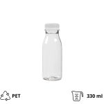 Boca PET 0,33 l d=38 mm s bijelim poklopcem [205 kom/pak]