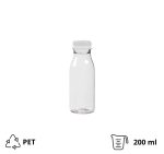 Boca PET 0,2 l d=38 mm s bijelim poklopcem [100 kom/pak]