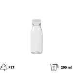 Boca PET 0,2 l d=38 mm s bijelim poklopcem [100 kom/pak]
