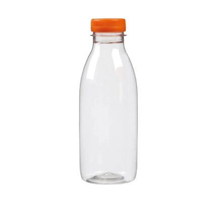 Boca PET 1 l d=38 mm s narančastim poklopcem [136 kom/pak]