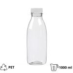 Boca PET 1 l d=38 mm s bijelim poklopcem [136 kom/pak]