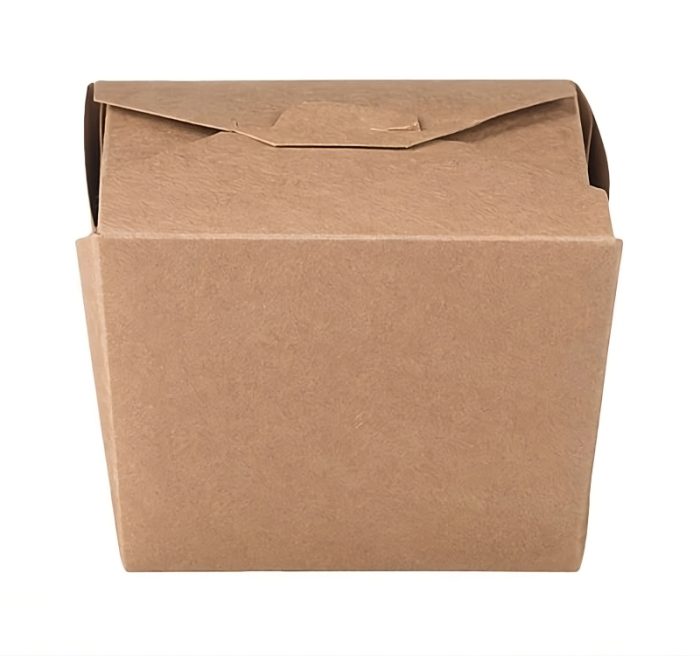 Papirnata posuda 1200 ml 110х105х90 mm kraft 50 kom
