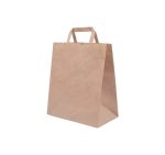 Papirnata vrećica sa ravnom ručkom 220х100х280 mm kraft 250 kom/pak