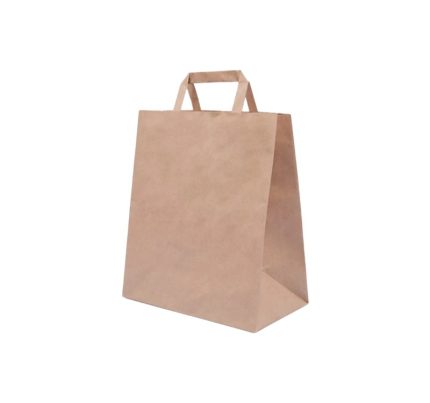 Papirnata vrećica sa ravnom ručkom 220х100х280 mm kraft 250 kom/pak