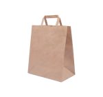 Papirnata vrećica sa ravnom ručkom 320х120х410 mm kraft 250 kom/pak