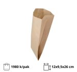 Papirnata vrećica 120х95×260 mm kraft 1980 kom/pak
