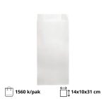 Papirnata vrećica 140х100×310 mm bijela 1560 kom/pak