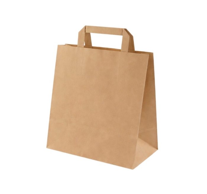 Papirnata vrećica sa ravnom ručkom 260x170x250 mm kraft 250 kom