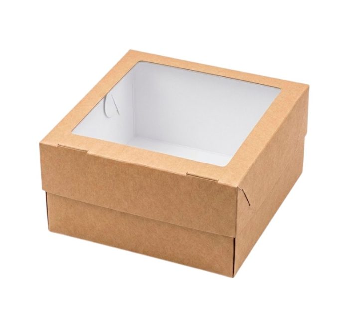 Kutija za muffine sa prozorom ECO MUF 4 160x160x100 mm 25 kom/pak