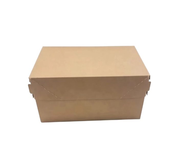 Papirnata posuda EURO CAKE 1200 ml 150x100x85 mm kraft 25 kom/pak