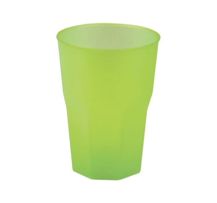 Čaša za koktel PP 300 (420) ml zelena 20 kom/pak
