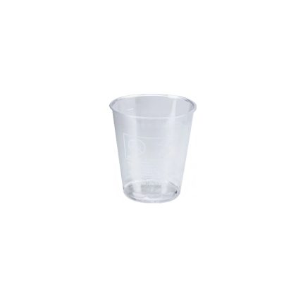 Čaša 40 ml prozirna 25 kom