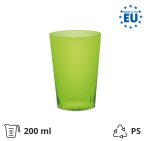 Čaša za koktel PS 200 (250) ml zelena 25 kom/pak