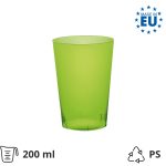 Čaša za koktel PS 200 (250) ml zelena 25 kom/pak