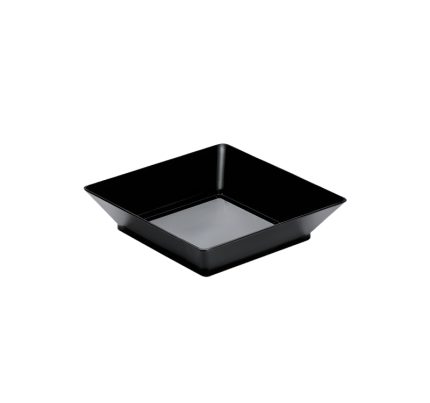 Fingerfood posudica PS 45 ml 65×65 mm Tray crna 25 kos/pak