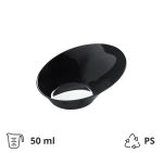 Fingerfood posudica PS 50 ml d=95 mm Sodo crna 50 kom/pak