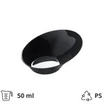 Fingerfood posudica PS 50 ml d=95 mm Sodo crna 50 kom/pak