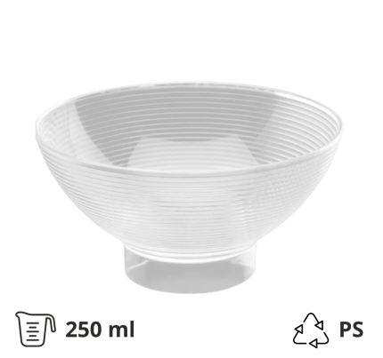 Fingerfood posudica PS 250 ml d=110 mm Zdjela prozirna 6 kom/pak