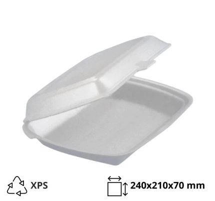 Ambalaža 1-del 240х210х70 mm XPS bijela 100 kom