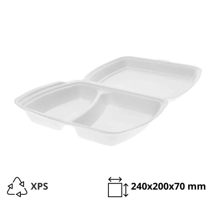 Ambalaža 2-del 240х200х70 mm XPS bijela 100 kom