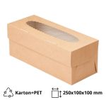 Kutija za muffine sa prozorom ECO MUF 3 250x100x100 mm 25 kom