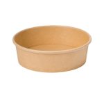 Papirnata posuda 1100 ml d=165 mm h=60 mm kraft bez poklopca 50 kom