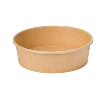 Papirnata posuda 1100 ml d=165 mm h=60 mm kraft bez poklopca 50 kom