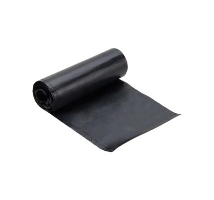 Vreća za smeće HDPE/virgin 30 l 50×60 cm 6 my crna 50 kom/rol