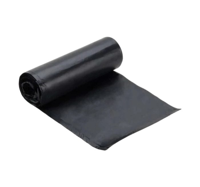 Vreća za smeće LLDPE/reciklat 120 l 70×110 cm 20 my crna 20 kom/rol