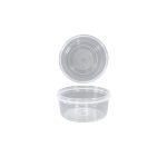 Posuda PP 150 ml d=89 mm prozirna, za poklopcem (komplet)