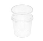 Posuda PP 1000/1200 ml prozirna, za poklopcem, 30 kom (komplet)