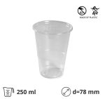 Čaša PP 250 ml prozirna 50 kom