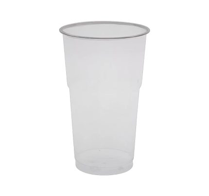 Čaša rPet 300 ml prozirna tvrde sa žigom d=78 mm 50 kom