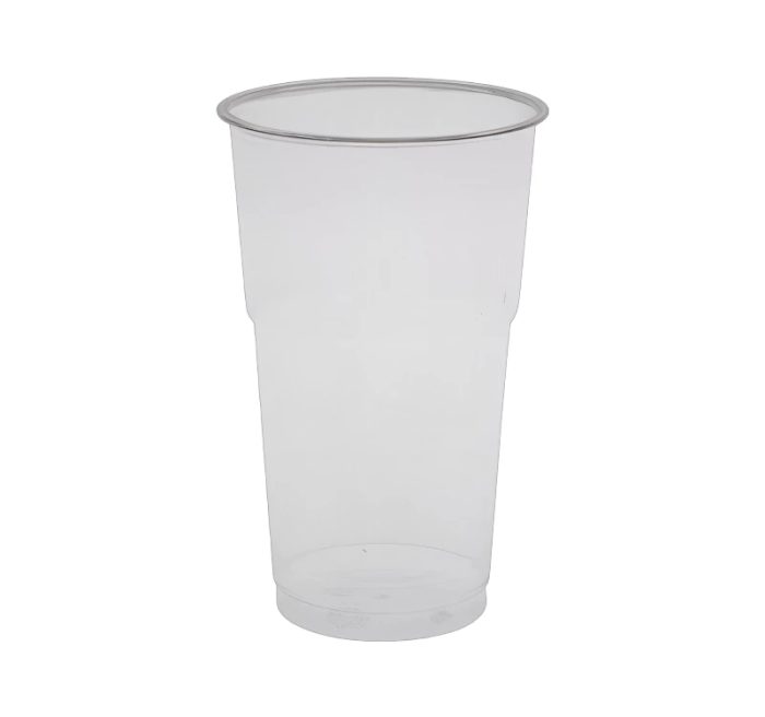 Čaša rPet 300 ml prozirna tvrde sa žigom d=78 mm 50 kom