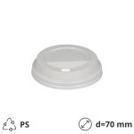 Poklopac s rupom PS d=70 mm bijeli 100 kom