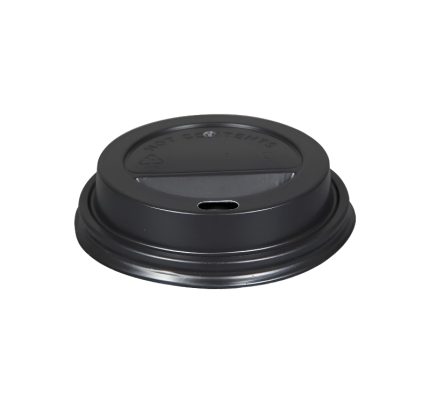 Poklopac s rupom PP d=80 mm crna 100 kom