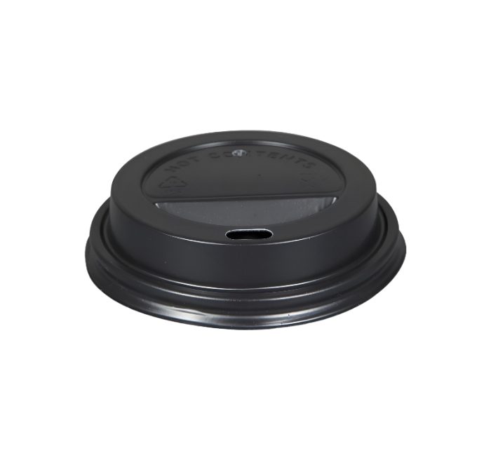 Poklopac s rupom PP d=80 mm crna 100 kom