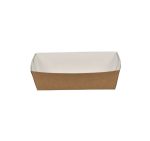 Papirnata plitica 132x73x37mm (gornje dimenzije) kraft 90 kos