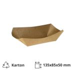 Papirtnata plitica L 135x85x50 mm kraft 250 kom