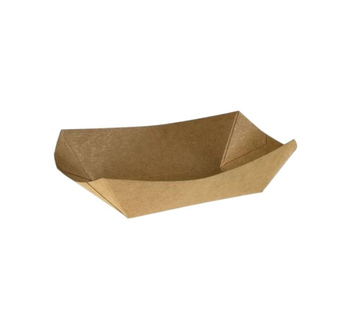 Papirtnata plitica L 135x85x50 mm kraft 250 kom