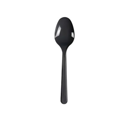 Plastična žlica PP 18,5 cm tamno siva 50 kom