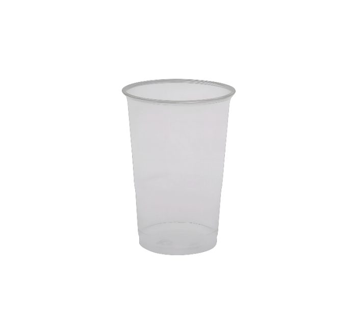Čaša rPet 200 ml prozirna tvrde sa žigom d=78 mm 50 kom